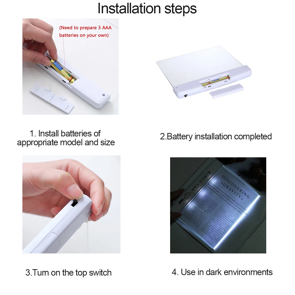 Night Vision Reading Light