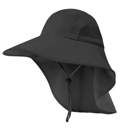 Wide Brim Sun Hat UPF 50+ with Neck Flap