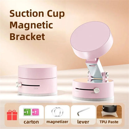 Magnetic Vacuum Phone Mount – Portable Stand