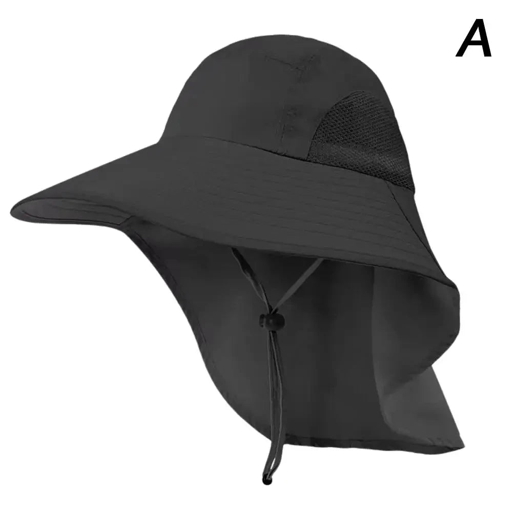 Wide Brim Sun Hat UPF 50+ with Neck Flap