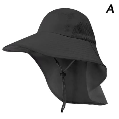 Wide Brim Sun Hat UPF 50+ with Neck Flap