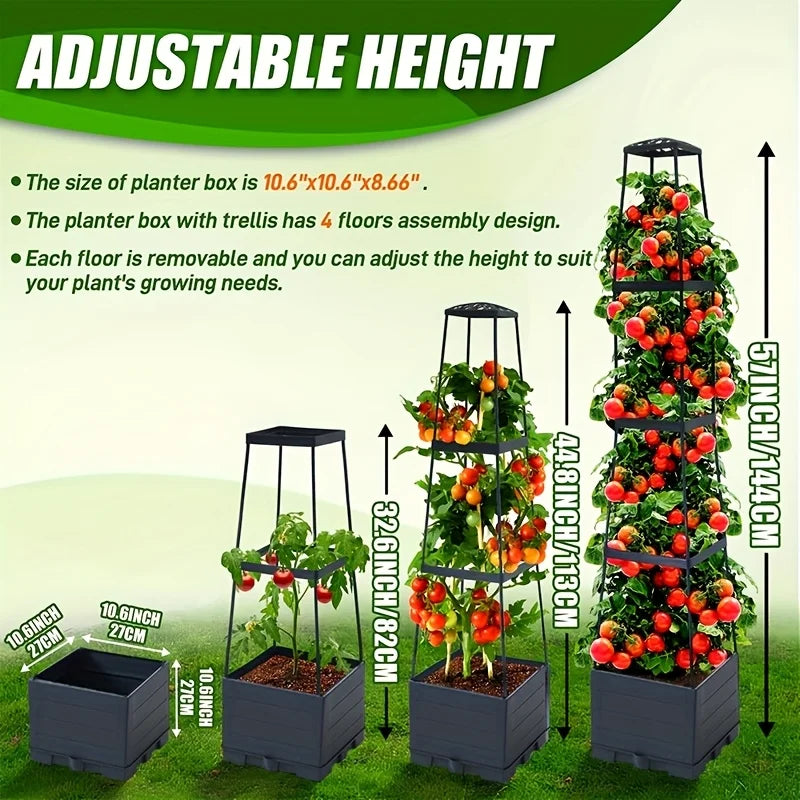 Self-Watering Tower Planter
