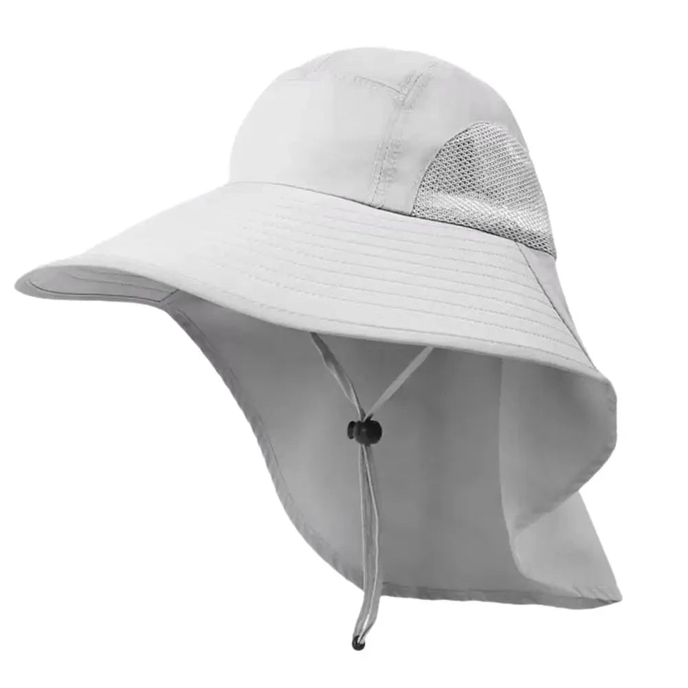 Wide Brim Sun Hat UPF 50+ with Neck Flap