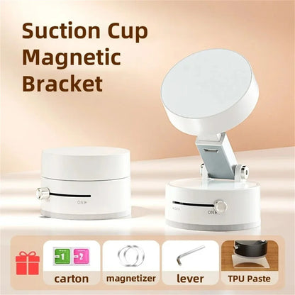 Magnetic Vacuum Phone Mount – Portable Stand