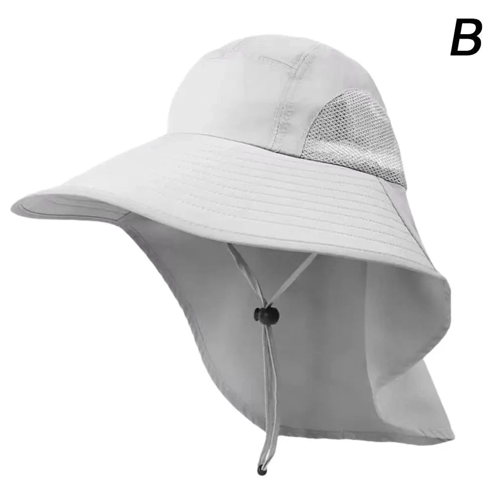 Wide Brim Sun Hat UPF 50+ with Neck Flap