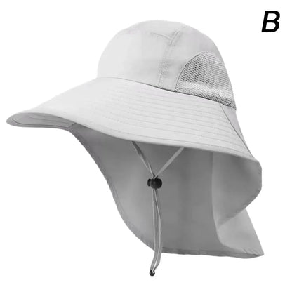 Wide Brim Sun Hat UPF 50+ with Neck Flap