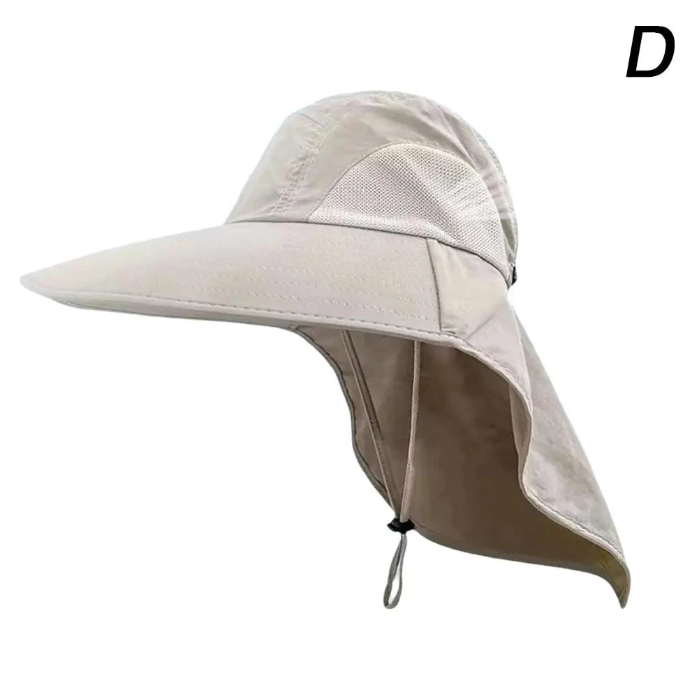 Wide Brim Sun Hat UPF 50+ with Neck Flap