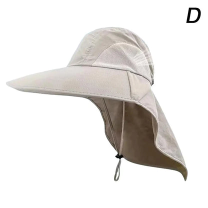 Wide Brim Sun Hat UPF 50+ with Neck Flap